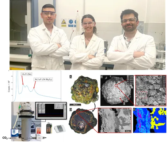 Projet ASHES : l’équipe au laboratoire et analyses de grains métalliques